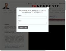 Tablet Screenshot of nordeste.tv